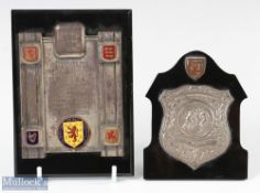 1958/59 National Youth Competition hallmarked Silver Plaque won by Scottish Amateur FA to D