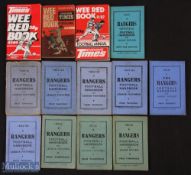 1929-1971 Rangers Football Handbooks, plus 3 Wee Red Books, 10 Rangers Handbooks for 1929-30, 1931-