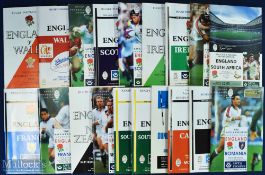 1968-1995 England Home Rugby Programmes (18): v Wales (3), Scotland (2), Ireland (3), France (2), NZ