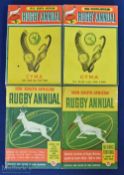 South African Rugby Annual, 1950-53 (4): A run of the first four in the series from 1950 to 1953.