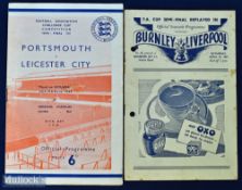 1947 FAC s/f replay programme Liverpool v Burnley at Maine Road 12 April 1947 (punch holed), 1949