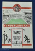 1955 FAC semi-final replay at Sunderland, York City v Newcastle Utd 30 March 1955 match programme,