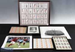 Selection of Manchester United Prints features Limited Edition Old Trafford 4/10 signed by the
