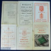 Selection of Wales amateur international match programmes v England 1947 (Lovell's), 1949 (