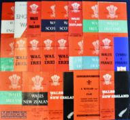 Wales Home Programmes 1957-1980 (21): Mostly Five Nations, v England 1965, 1968 (a), 1979; v