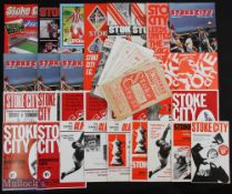 Selection of Stoke City home match programmes to include 1949/50 Tottenham Hotspur (FAC), 1950/51
