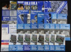Collection of Birmingham City home match programmes to include 1948/49 Stoke City, Wolverhampton