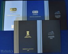 FA Cup Final Limited Edition Hardback Football Programmes inc 2011 Manchester City v Stoke, 2012