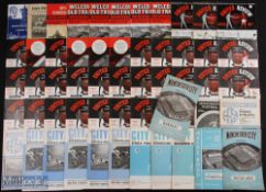 Collection of football programmes to include Manchester Utd homes 1963/64 (2), 1964/65 (27) tokens