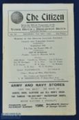 1928 ESFA Boys semi-final York Boys v Brighton Boys at Fulfordgate 12 May 1928; fair/good condition.