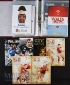 2010-2011 Great Wales Rugby Programme Collection (20): 3 of 4 Autumn tests 2010 (Australia missing),