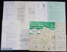 Selection of Plymouth Argyle football programmes 1948/49 Norwich City (football combination), 1953/