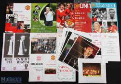 1994 Charity Sportsman Dinner booklets to include Manchester United, a tribute to the championship