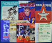 1958-1992 Rugby League Great Britain & Wales Tour Programmes, to include Great Britain v Brisbane