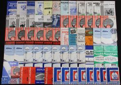 Assorted 1960s Football programmes teams features Portsmouth, Sunderland, Bury, Newcastle Utd,