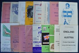 Selection of England amateur home international match programmes 1948 Netherlands (Dulwich), 1948