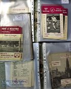 1960-1971 Hearts Football Programmes: All good clean examples with 40% having team changes housed in