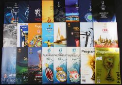 Group of 60+ 1970s Onwards European Final Programmes from the 1970s onwards. Includes some World Cup
