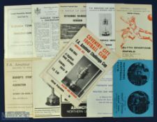 Selection of FA Amateur Cup semi/final match programmes 1971 Slough Town v Dagenham + replay,