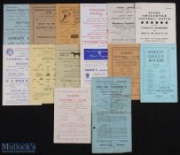 Interesting selection of non-league programmes to include 1945/46 Chislehurst Athletic v