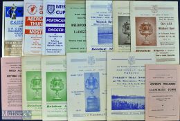 Selection of Welsh Amateur Cup finals programmes to include 1953 Connah's Quay Nomads v Caersws,