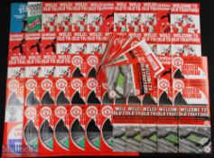 Collection of Manchester Utd programmes to include 1971/72 homes (21) including Coventry City (f) (
