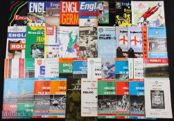 Comprehensive collection of English schools' international match programmes to include 1949 Wales,
