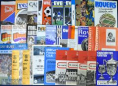 Collection of Football League Cup tie match programmes to include 1962/63 Barrow v Workington,