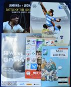 1991-2015 RWC etc Rugby Programme Specials (5): The issues for Wales v Argentina 1991 & Samoa