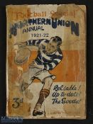 1921/22 Northern Union Rugby Football Annual (1): pocket sized, edited by 'The Tackler', 56 pages;