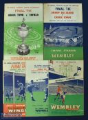 Selection of FA Amateur Cup final programmes 1949 Bromley v Romford, 1950 Bishop Auckland v