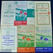 Republic of Ireland amateur international match programmes to include 1951 v England, 1952 v