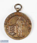 1955 FA XI v UAU (Universities Athletic Union) Silver Gilt Medal having FA design to front with rear