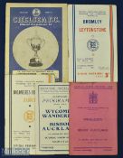 FA Amateur Cup s/f programmes to include 1947 Wimbledon v Bishop Auckland, 1948 Boldmere St