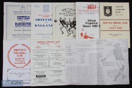 1957/58 Sheffield FC v Queens Park (Glasgow) Centenary Celebration match 24 October 1957 at