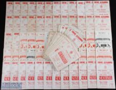 1959-65 Crew Alexandra Home Football Programmes, all are complete season with FA cup,