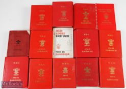 WRU Rugby Handbooks (14): 1968-9, 1975-6 (S/bk), 1977-8, 1981-5 inc., 1986-7, 1988-9, 1990-2 inc.