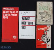 1953-1969 Australian Rugby Itineraries (4): From Wallabies tours to South Africa in 1953, 1963 and