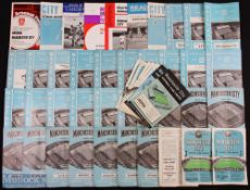 Collection of Manchester City home programmes 1955/56 Liverpool (FAC), 1956/57 Preston NE, 1957/58