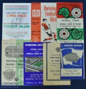Selection of Football League of Ireland v Football League 1949 at Dalymount, aways 1951 (Everton),