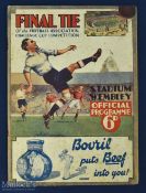 1932 FAC final match programme Arsenal v Newcastle Utd at the Empire Stadium, Wembley; good