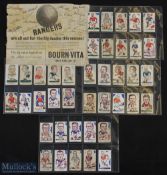A & J Donaldson 'Sport Favourites' Cigarette Cards incl 7, 9 Deakin and McGowan, 14, 15, 25, 33, 34,
