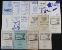 Selection of St Neots & District FC homes 1949/50 Callenders, 1950/51 Callenders, 1953/54