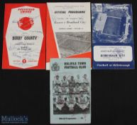 Selection of autographed programmes to include 1962/63 Halifax Town v Southend Utd (signed by