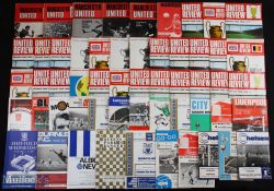 Selection of football programmes 1968/69 (66) with a good content of Manchester Utd to include homes