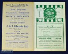 1946/47 Southport reserves v Bacup Borough match programme 14 September 1946 Lancashire Combination;