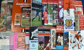 Selection of Manchester Utd memorabilia to include 'The Official History of Manchester Utd' (1988
