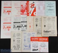 Selection of Dagenham FC home match programmes 1950/51 Luton 'A', 1953/54 The Rest (champions
