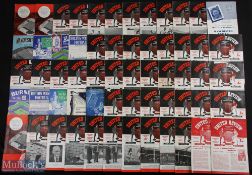 Collection of Manchester Utd programmes to include 1960/61 homes (11) most with tokens missing