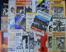 Collection of Welsh Cup semi/final match programmes to include 1980 Swansea City v Shrewsbury